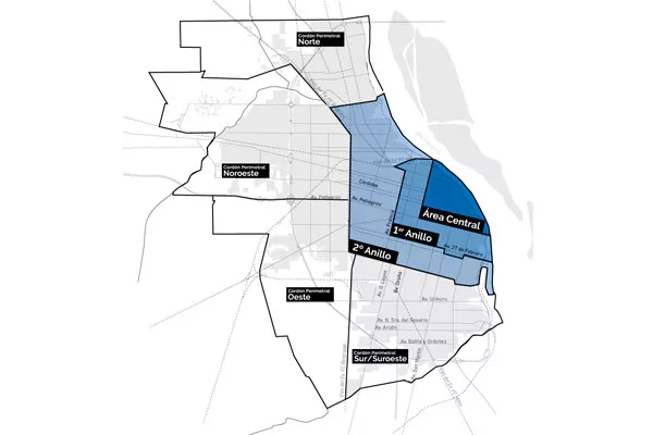 Áreas urbanísticas de Rosario