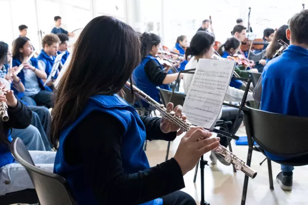 Escuela orquesta barrio ludueña