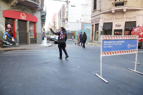 Plan de calles: culminaron los trabajos en calles Laprida y Maipú