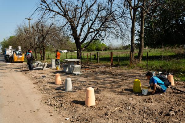 El municipio trabaja en la erradicación de un punto crónico de arrojo de residuos en la zona sudoeste