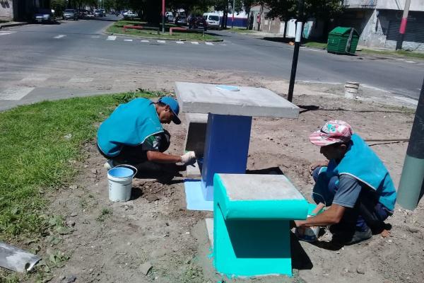 El municipio trabaja en la recuperación de puntos de arrojo de residuos en diversos puntos de la ciudad