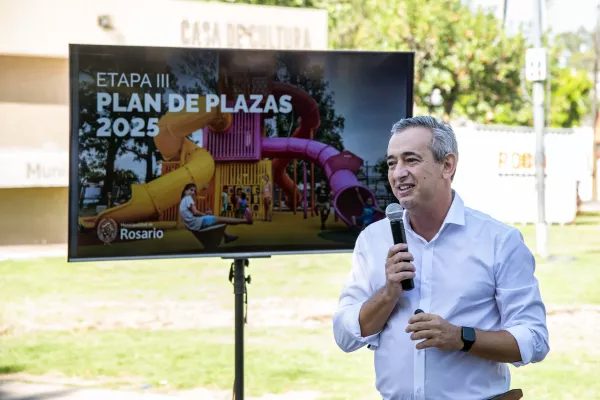 Javkin presentó el Plan de Plazas 2025: se renuevan 27 espacios públicos en todos los distritos