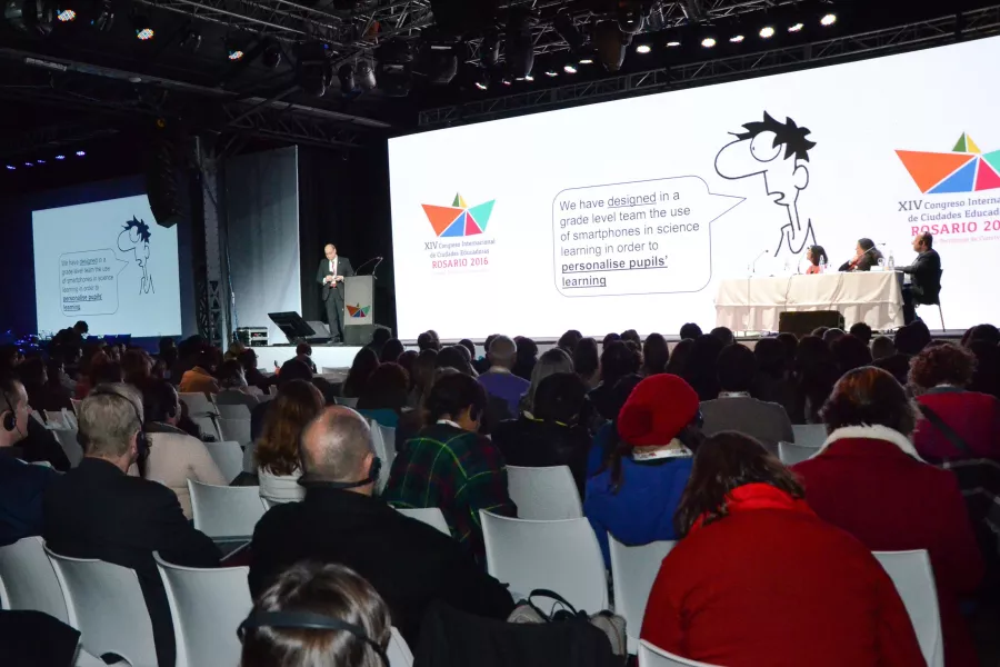 Charla en el Congreso de Ciudades Educadoras